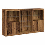 Aparador LED Madera vieja 181,5 x 37 x 100 cm