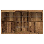 Aparador LED Madera vieja 181,5 x 37 x 100 cm