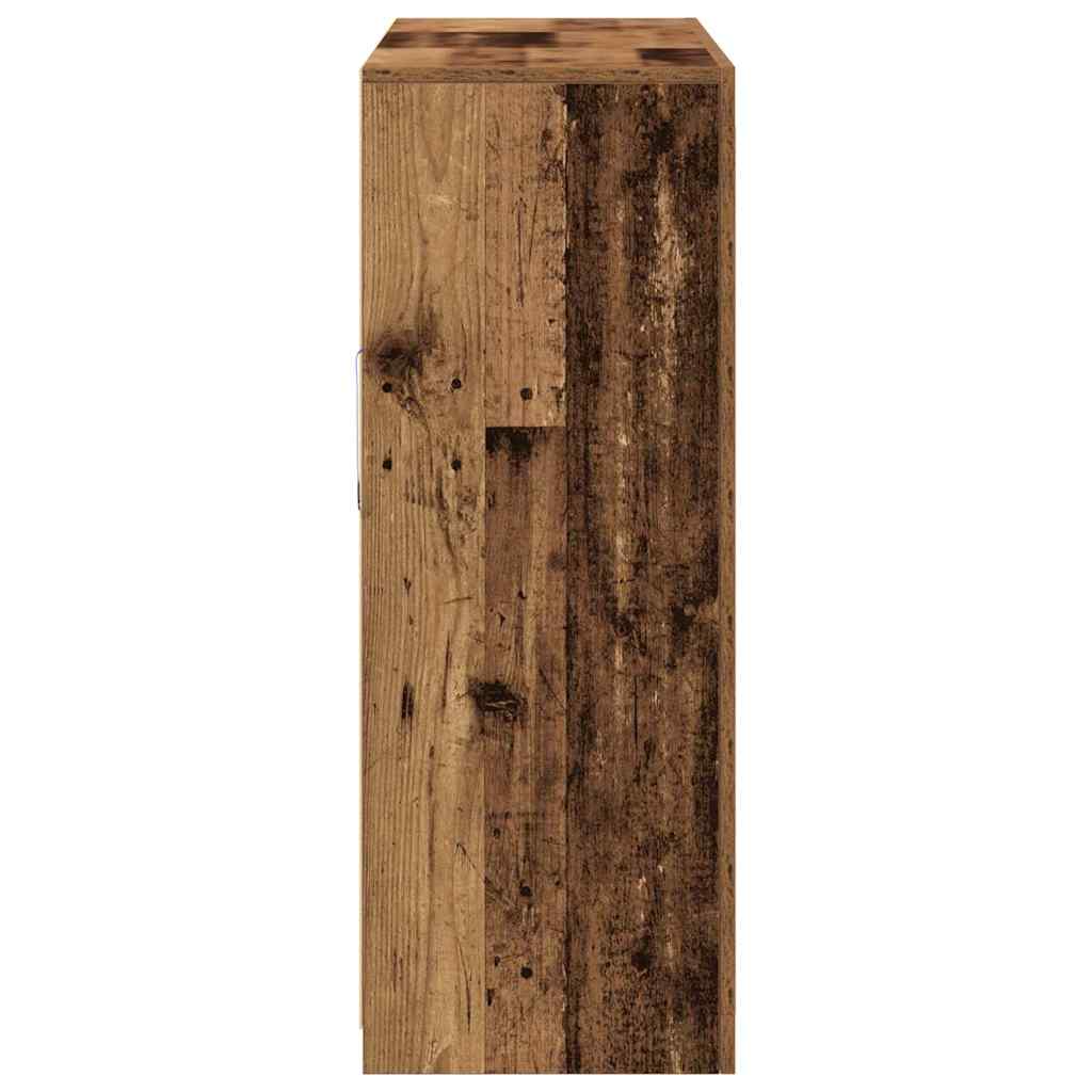 Aparador LED Madera vieja 181,5 x 37 x 100 cm