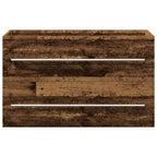 Gabinete de Lavabo para Baño con cajón 2 pcs 80 x 38,5 x 48 cm