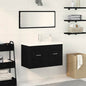 Engineered Wood Bathroom Cabinet with Drawer