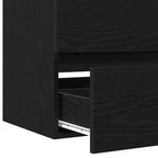 Gabinete de Lavabo para Baño Roble Negro 100 x 39 x 62 cm