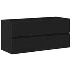 Gabinete de Lavabo para Baño Roble Negro 100 x 39 x 62 cm