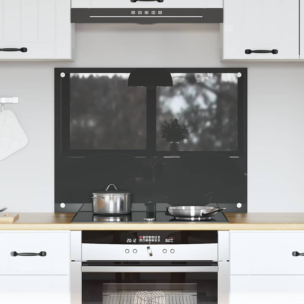 Kitchen splashback 110 x 40 cm tempered glass