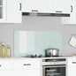 Kitchen splashback 110 x 40 cm tempered glass