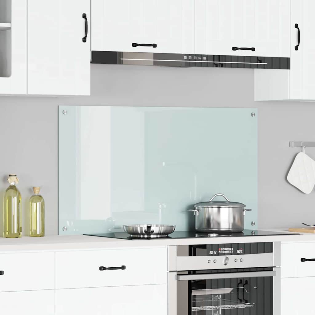 Kitchen splashback 110 x 40 cm tempered glass