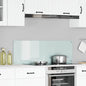 Kitchen splashback 110 x 40 cm tempered glass