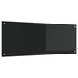 Kitchen splashback 110 x 40 cm tempered glass