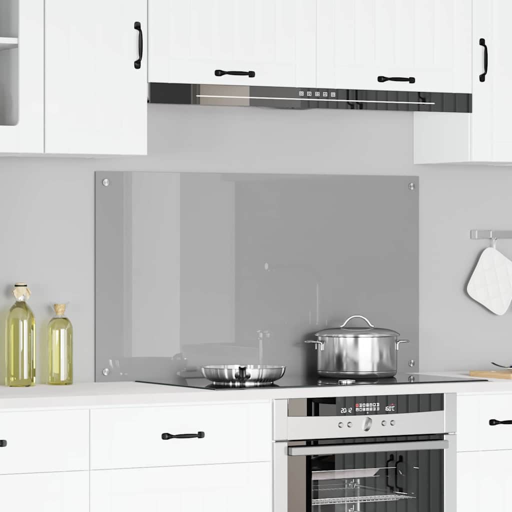 Kitchen splashback 110 x 40 cm tempered glass