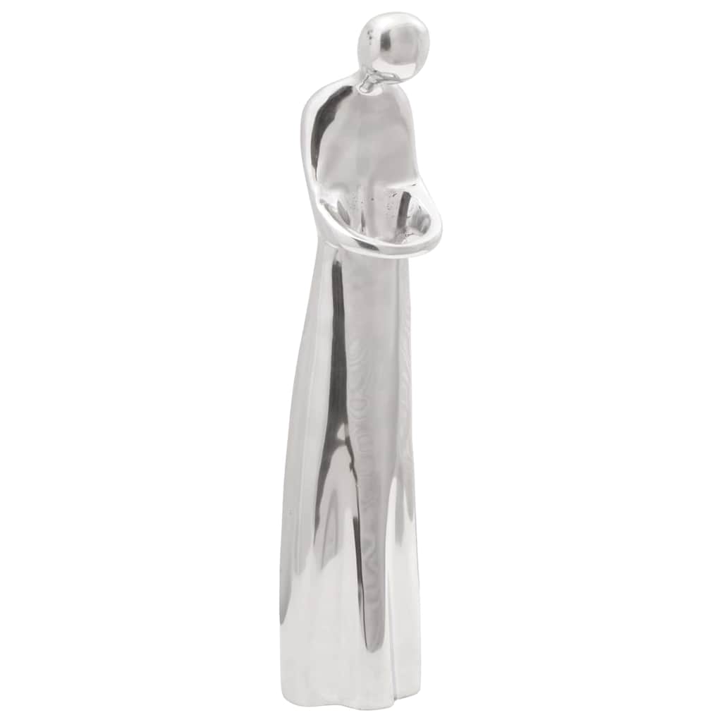 Escultura Plateado 10 x 16 x 49 cm Aluminio