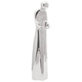 Escultura Plateado 10 x 16 x 49 cm Aluminio
