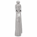 Escultura Plateado 10 x 16 x 49 cm Aluminio
