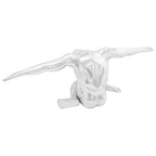 Escultura Plateado 63 x 20 x 22 cm Aluminio