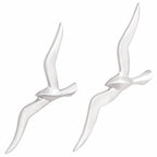 Gaviota 2 pcs Plateado Aluminio