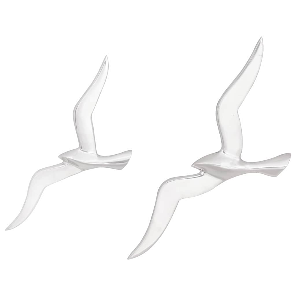 Gaviota 2 pcs Plateado Aluminio