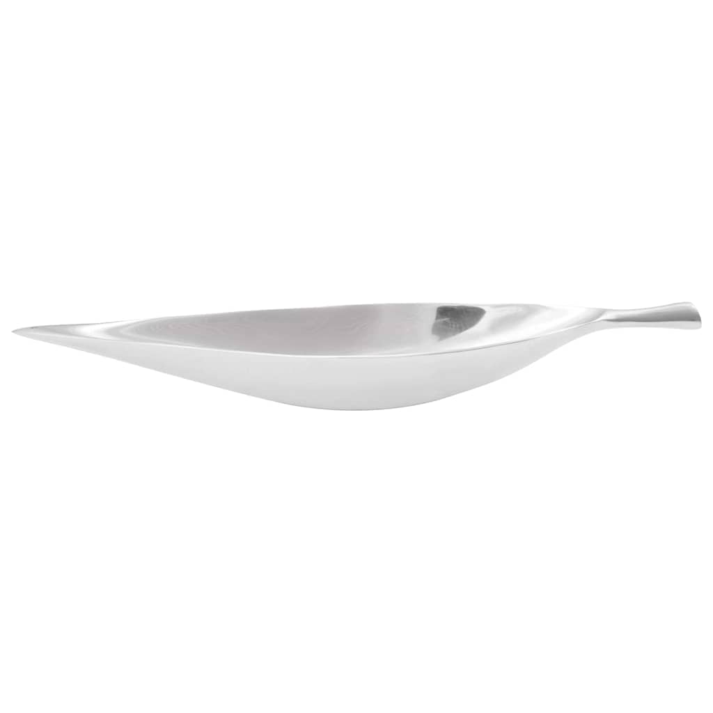 Cesta de frutas Plateado 60 x 15 x 8 cm Aluminio