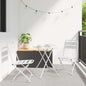 Folding garden chair 2 pcs 42 x 52 x 82cm