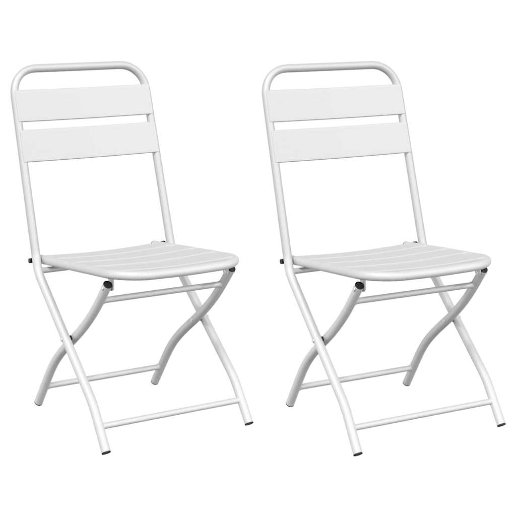 Silla de jardín plegable 2 pcs 42 x 52 x 82cm