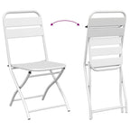 Silla de jardín plegable 2 pcs 42 x 52 x 82cm