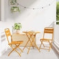 Folding garden chair 2 pcs 42 x 52 x 82cm