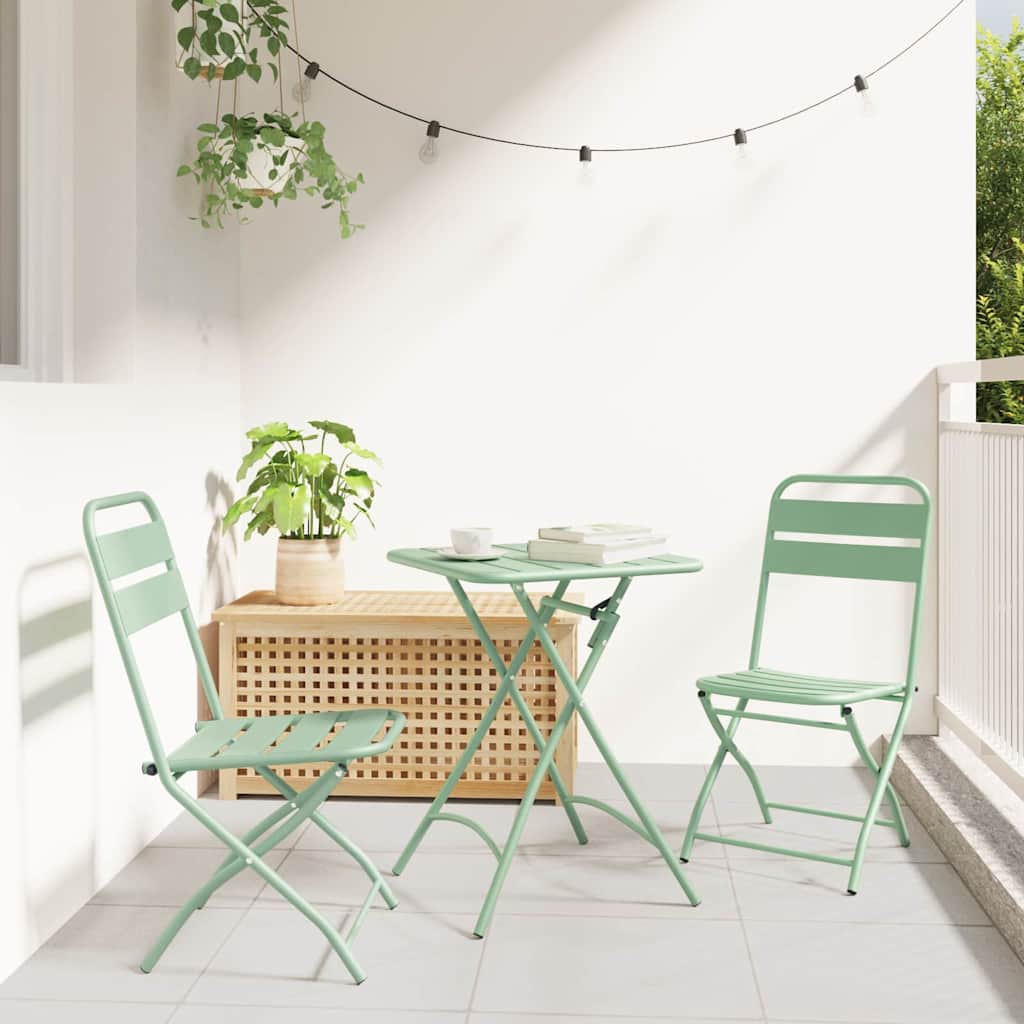 Folding garden chair 2 pcs 42 x 52 x 82cm