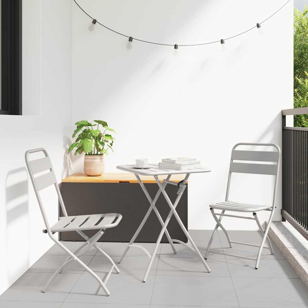 Folding garden chair 2 pcs 42 x 52 x 82cm