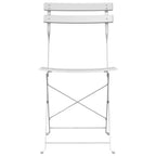 Silla de jardín plegable 2 pcs 42 x 46 x 82cm Metal