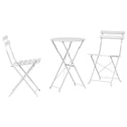 Conjunto de Bistro Plegable 3 pcs Acero