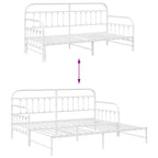 Estructura de cama de día 100 x 190 cm