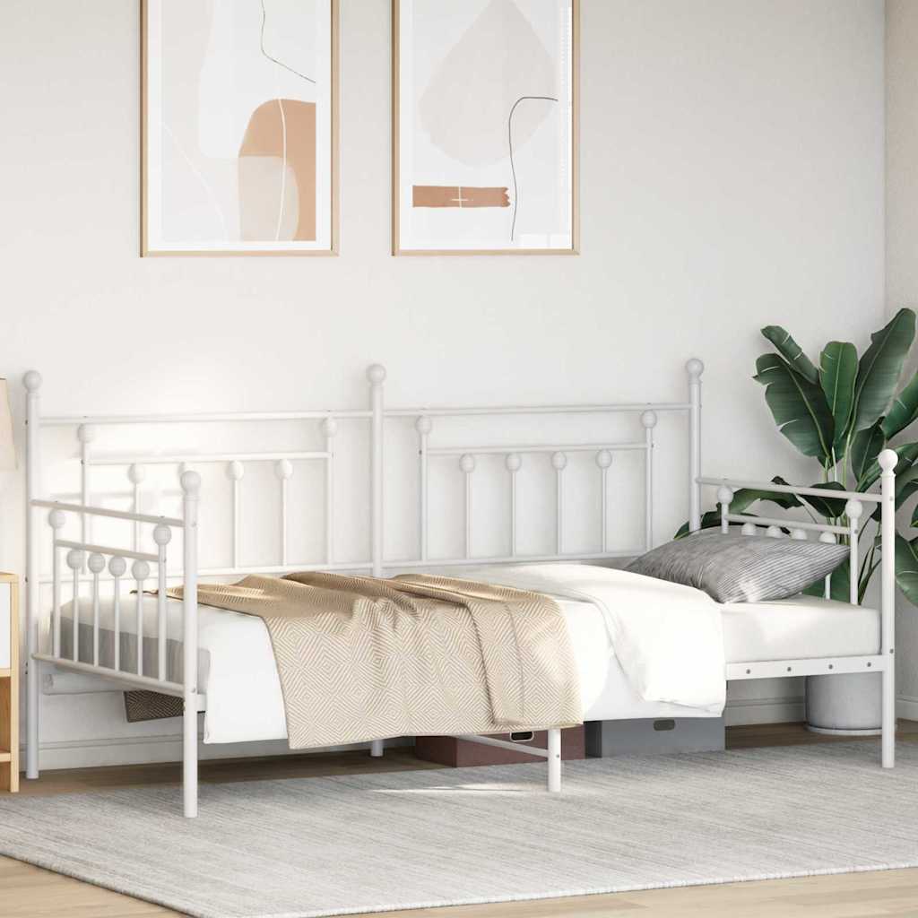 Estructura de cama de día 100 x 190 cm Acero