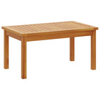 Conjunto de sofás de jardín 2 pcs Crema Madera de Acacia Sólida