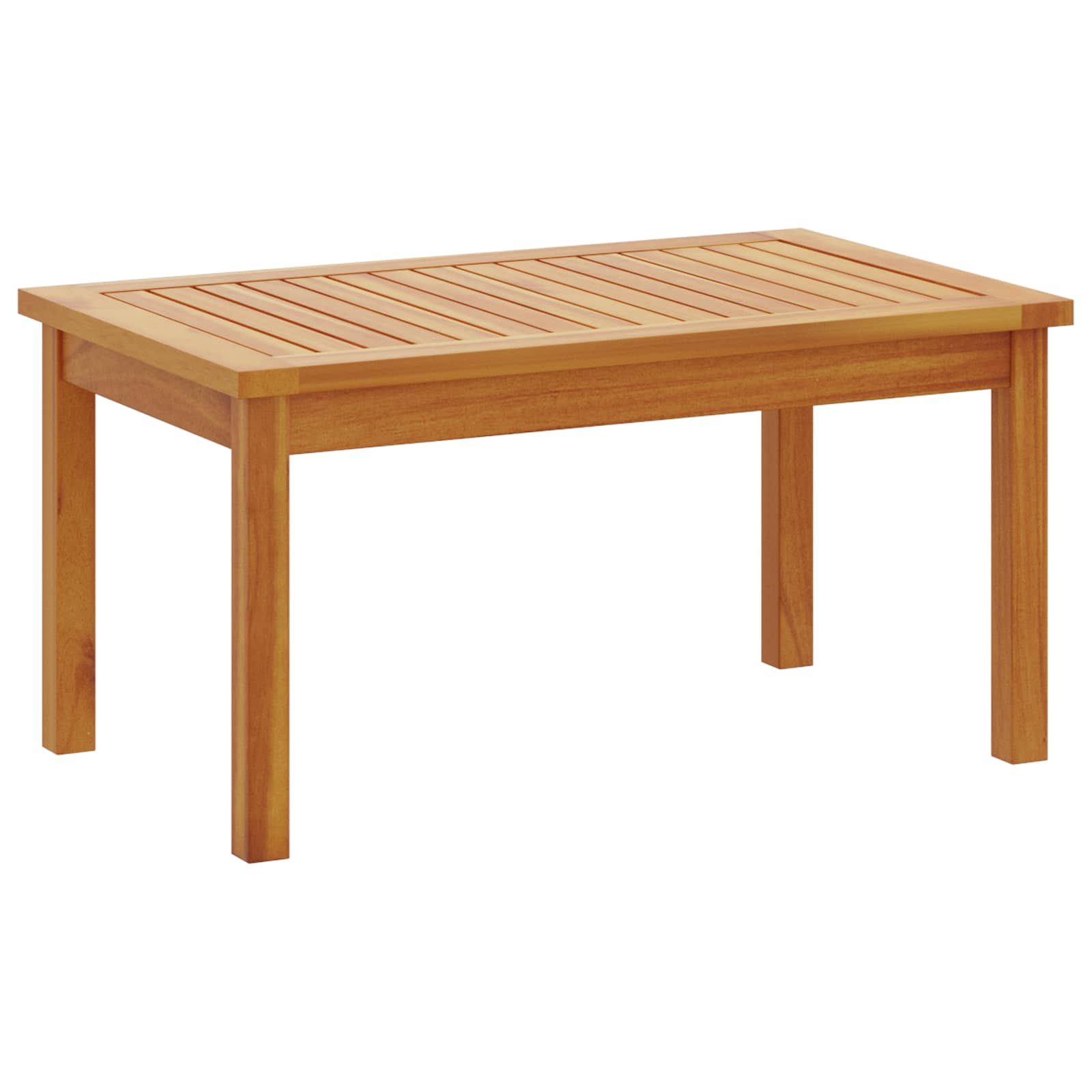 Conjunto de sofás de jardín 2 pcs Crema Madera de Acacia Sólida