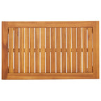 Conjunto de sofás de jardín 2 pcs Crema Madera de Acacia Sólida