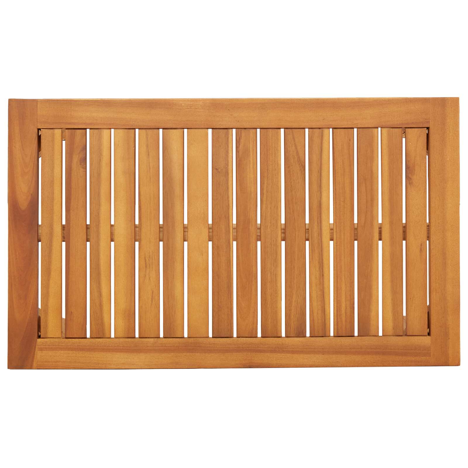 Conjunto de sofás de jardín 2 pcs Crema Madera de Acacia Sólida