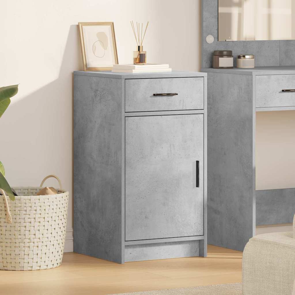 Display Cabinet with Drawer 40 x 40.5 x 75 cm Plywood