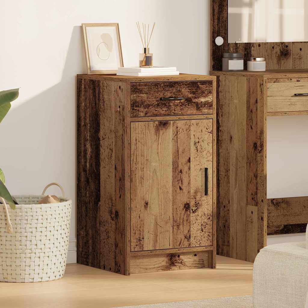 Display Cabinet with Drawer 40 x 40.5 x 75 cm Plywood