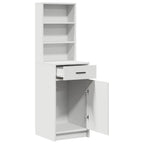Aparador alto con cajón 40 x 40,5 x 135 cm Madera de ingeniería