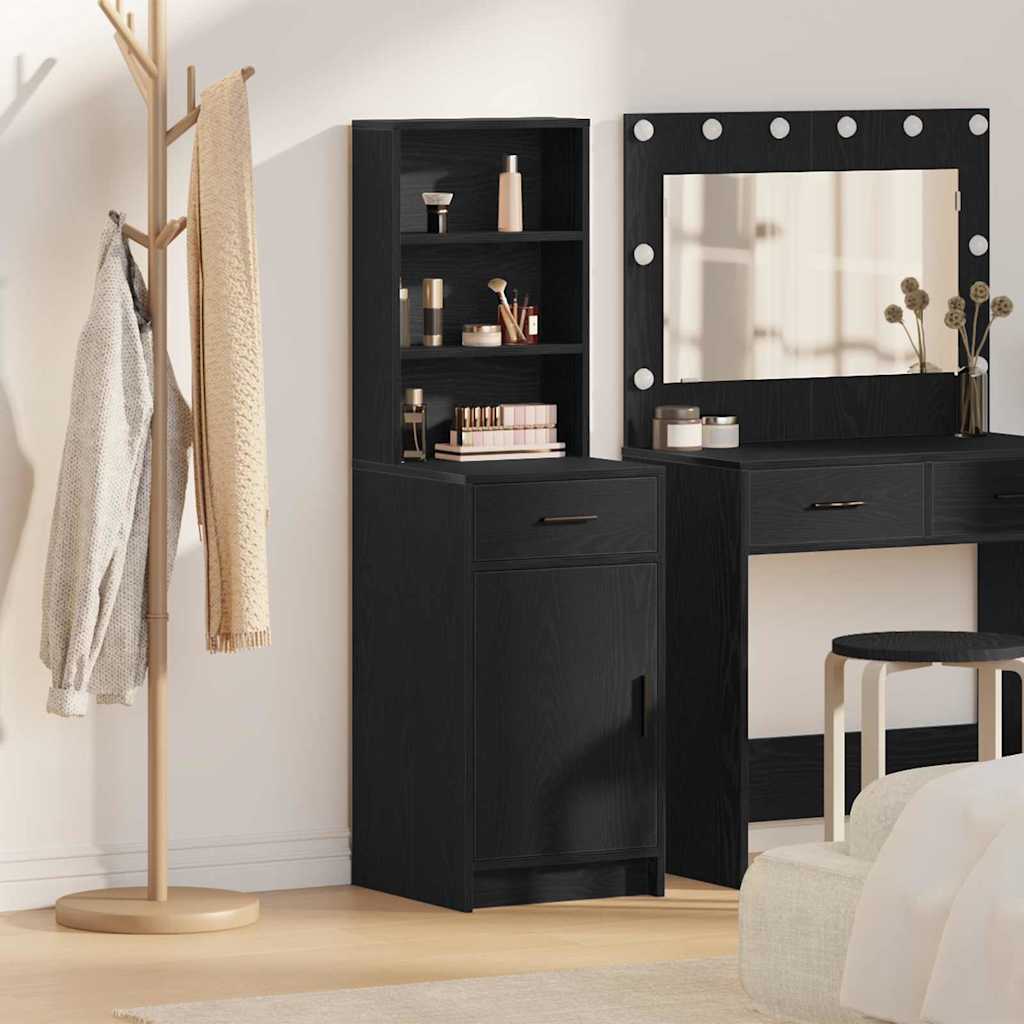 Aparador alto con cajón 40 x 40,5 x 135 cm Madera de ingeniería
