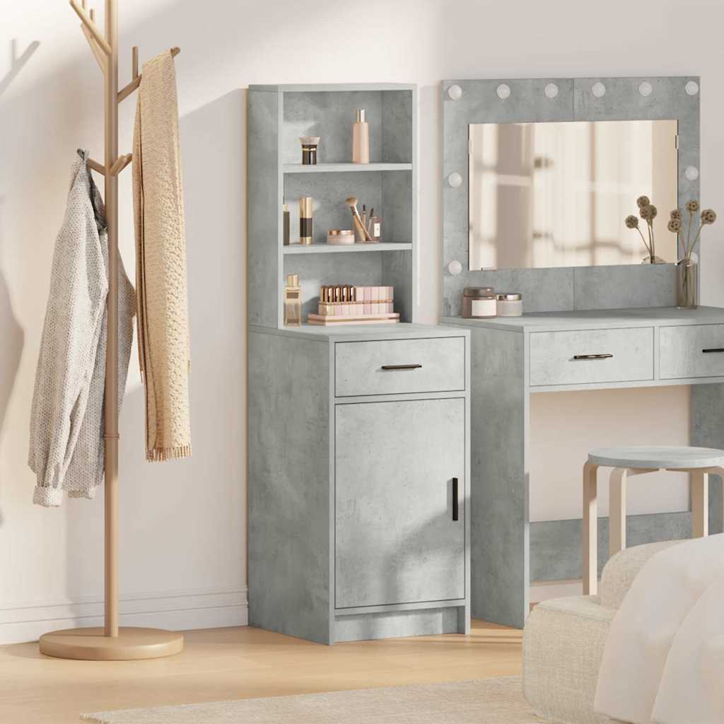 Aparador alto con cajón 40 x 40,5 x 135 cm Madera de ingeniería