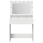 Mesa Tocador con espejo 78,5 x 41 x 135 cm Madera de ingeniería