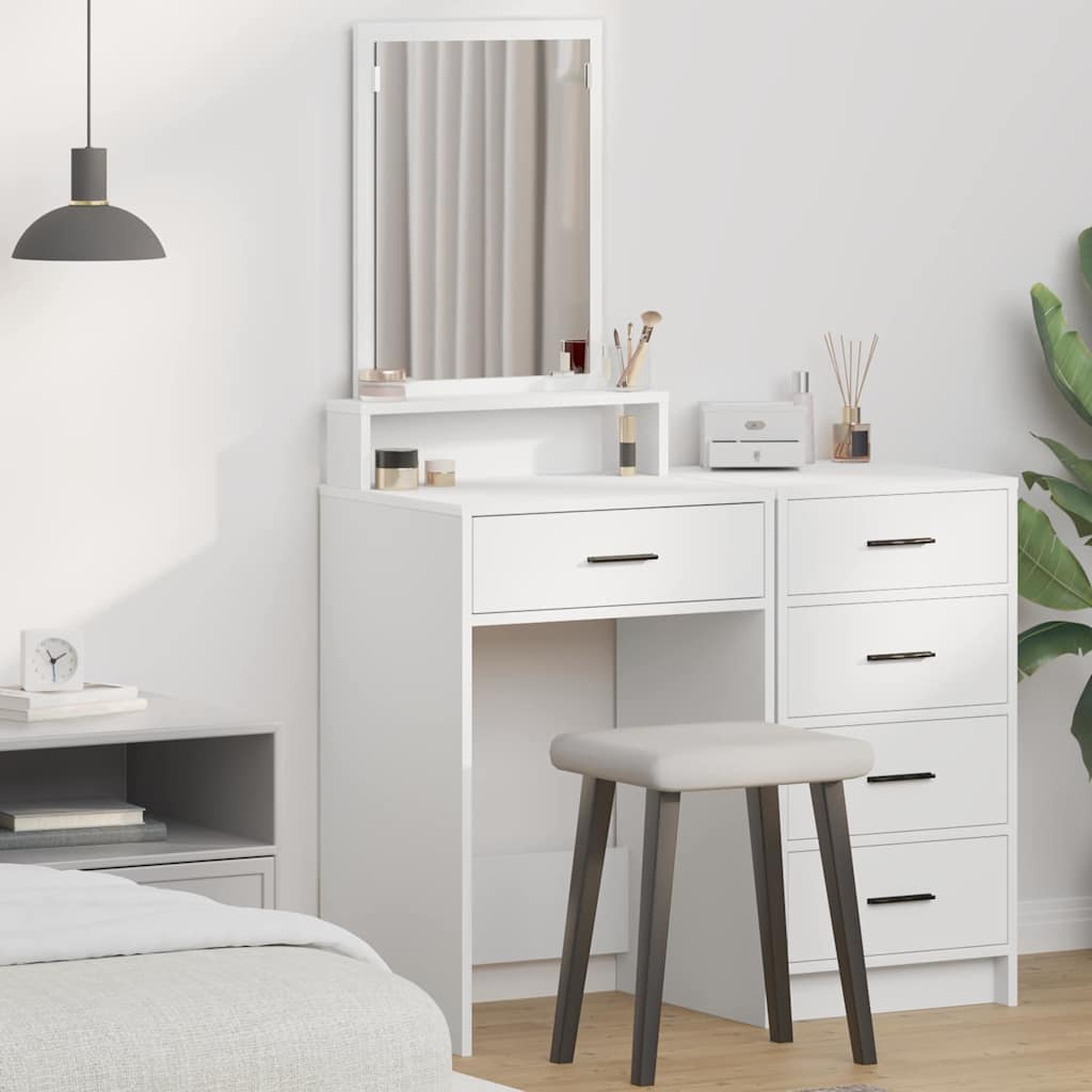 Mesa Tocador con cajón 100 x 41 x 140 cm Madera de ingeniería