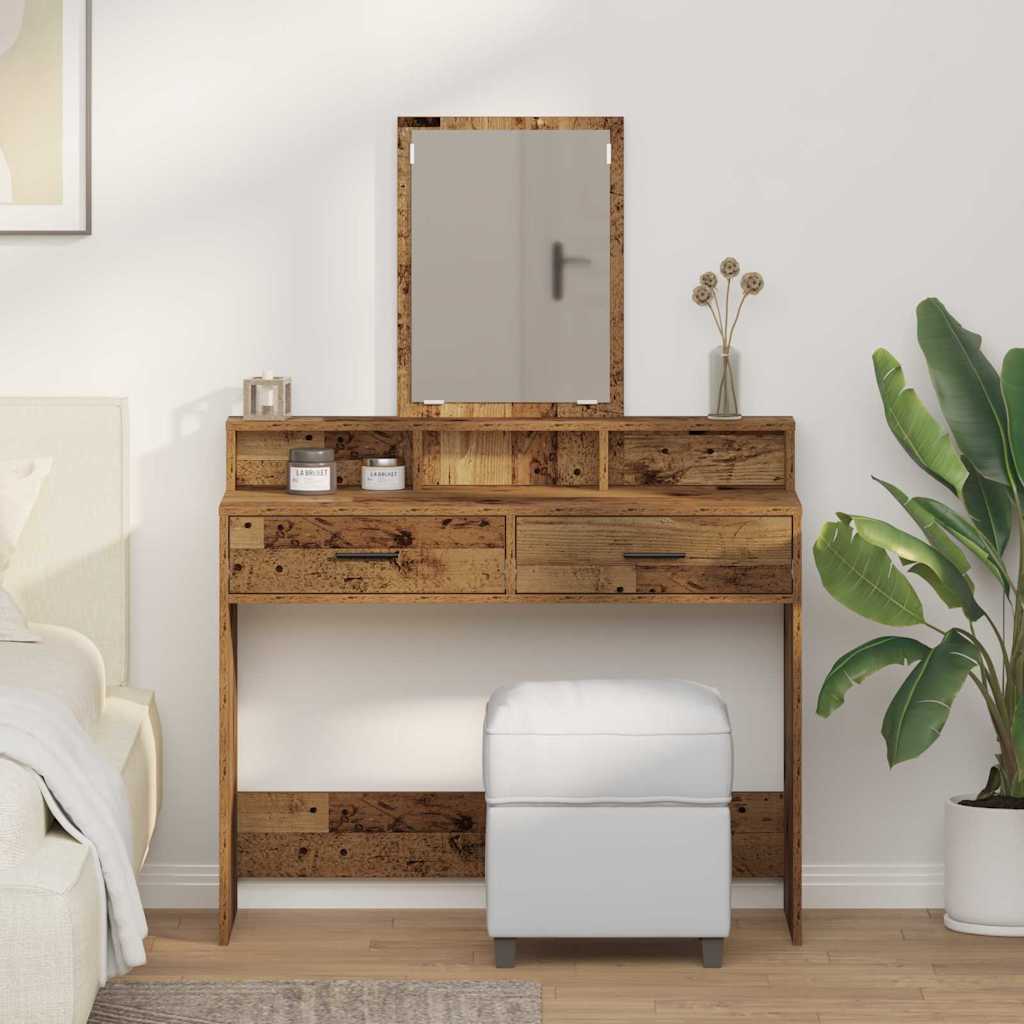 Mesa Tocador con cajón 100 x 41 x 140 cm Madera de ingeniería