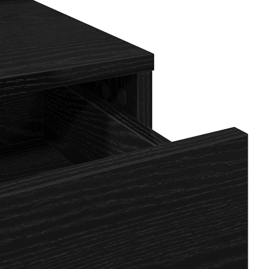 Mesa Tocador Negro 50 x 41 x 140 cm Madera de ingeniería