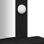 Mesa Tocador Negro 50 x 41 x 140 cm Madera de ingeniería