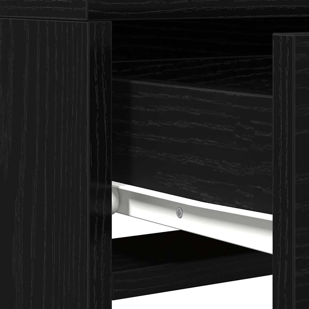 Mesa Tocador Negro 50 x 41 x 140 cm Madera de ingeniería
