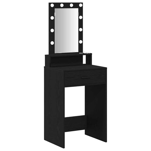 Black Dressing Table 50 x 41 x 140 cm Engineered Wood