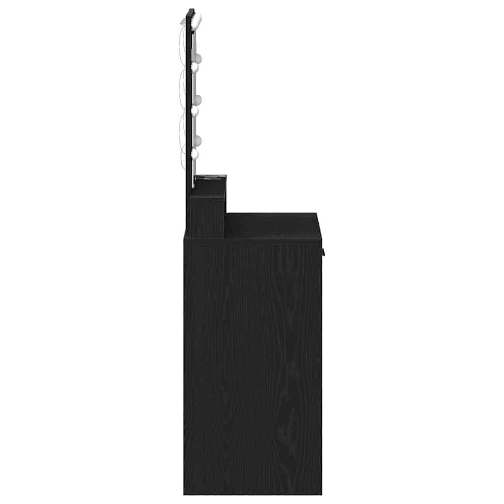 Mesa Tocador Negro 50 x 41 x 140 cm Madera de ingeniería