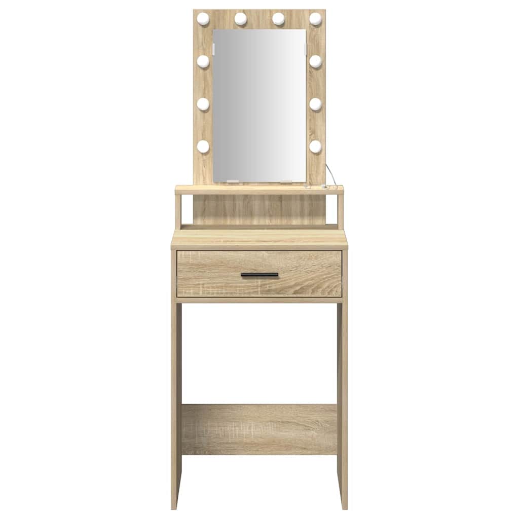 Mesa Tocador Marrón 50 x 41 x 140 cm Madera de ingeniería