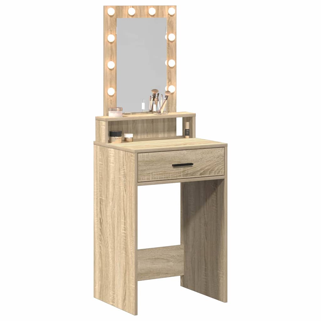 Mesa Tocador Marrón 50 x 41 x 140 cm Madera de ingeniería