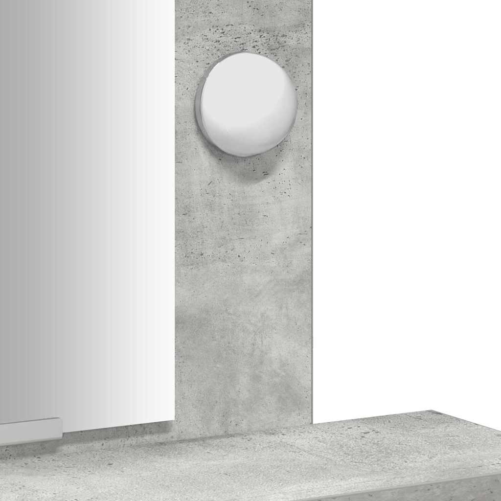 Mesa Tocador Gris 50 x 41 x 140 cm Madera de ingeniería